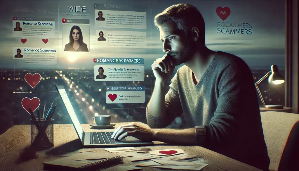 talking with romance scammers